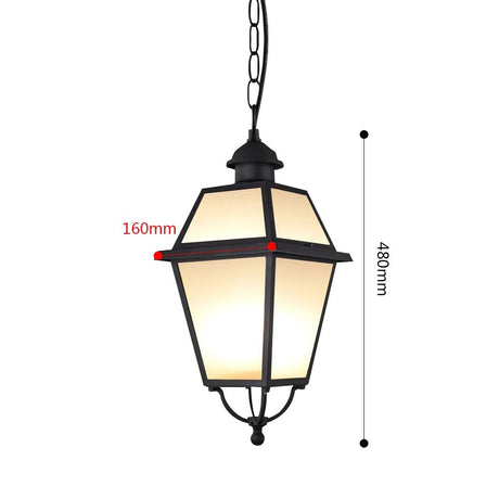 Outdoor Porch Light Pillar Wall Lamp - Hans Lumiere
