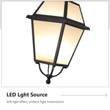 Outdoor Porch Light Pillar Wall Lamp - Hans Lumiere