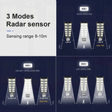 Outdoor Powerful Super Bright Street Lamp With Motion Sensor - Hans Lumiere