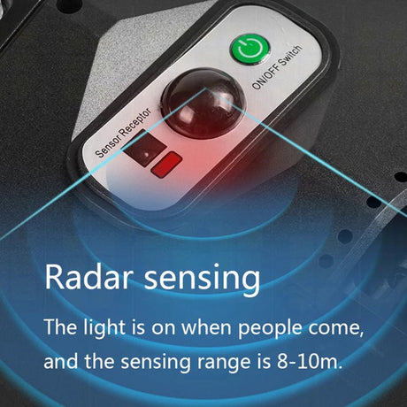 Outdoor Powerful Super Bright Street Lamp With Motion Sensor - Hans Lumiere