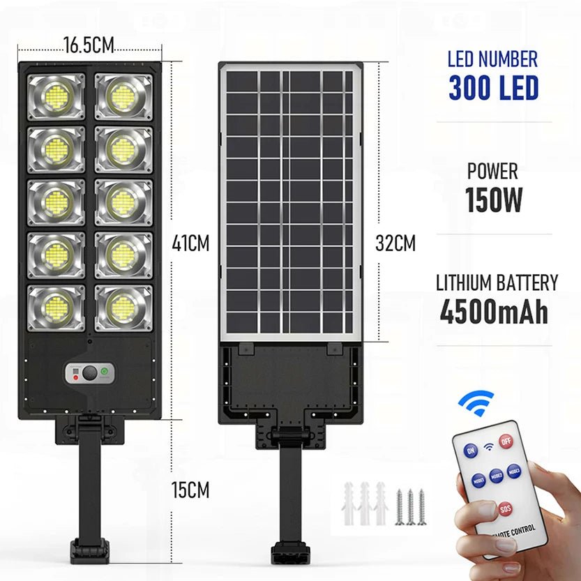 Outdoor Powerful Super Bright Street Lamp With Motion Sensor - Hans Lumiere
