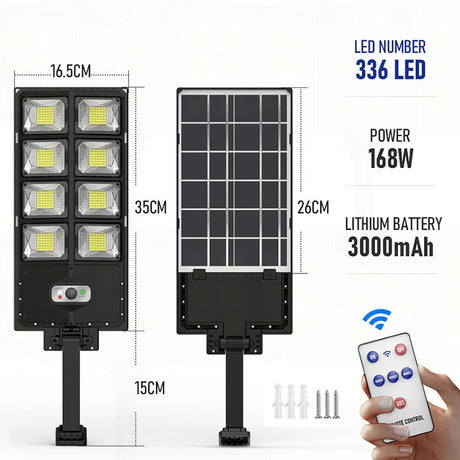 Outdoor Powerful Super Bright Street Lamp With Motion Sensor - Hans Lumiere