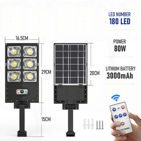 Outdoor Powerful Super Bright Street Lamp With Motion Sensor - Hans Lumiere