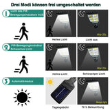 Outdoor Security LED Solar Lights with Remote Control Motion Sensor - Hans Lumiere