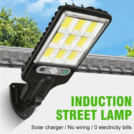 Outdoor Security LED Solar Lights with Remote Control Motion Sensor - Hans Lumiere