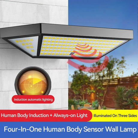 Outdoor Solar Wall Flood Light - Hans Lumiere