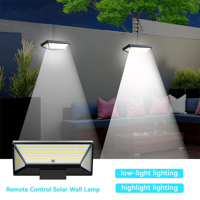 Outdoor Solar Wall Flood Light - Hans Lumiere