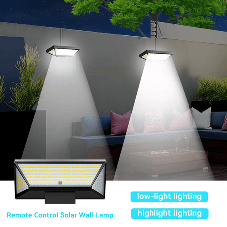 Outdoor Solar Wall Flood Light - Hans Lumiere