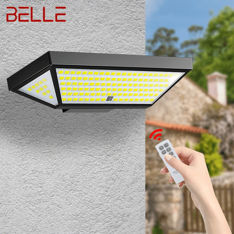 Outdoor Solar Wall Flood Light - Hans Lumiere