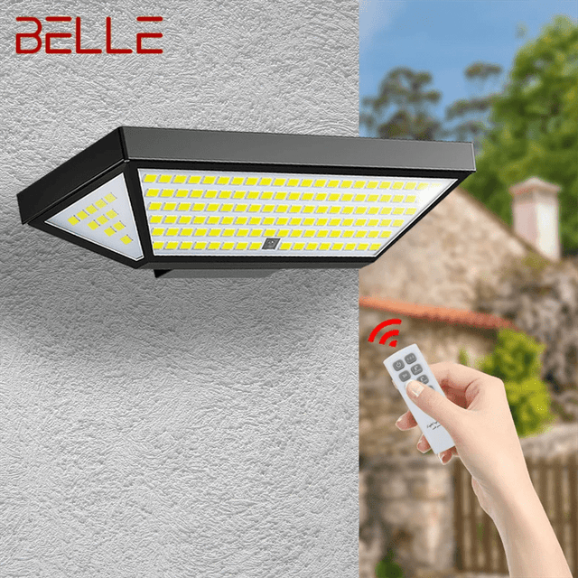 Outdoor Solar Wall Flood Light - Hans Lumiere