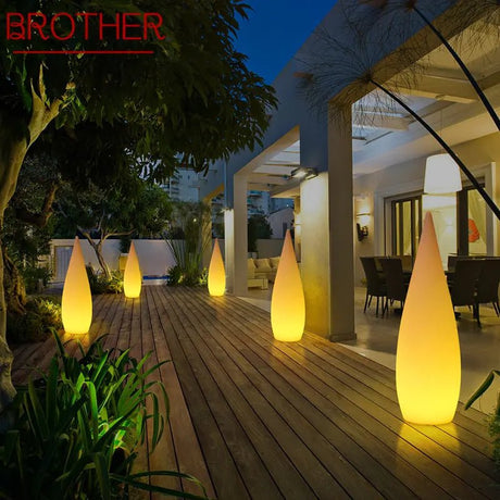 Outdoor Solar Water Droplet Landscape Lamp - Hans Lumiere