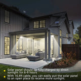 Outdoor Super Bright 318/200 LED Solar Light With Motion Sensor - Hans Lumiere