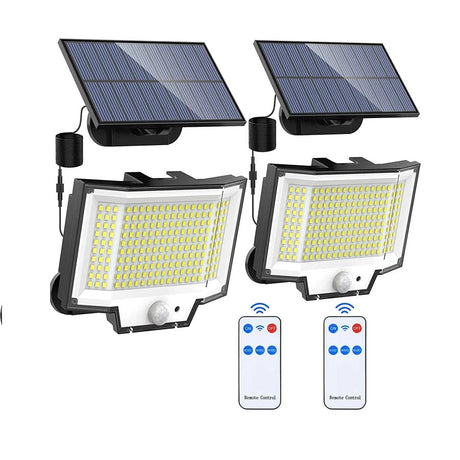 Outdoor Super Bright 318/200 LED Solar Light With Motion Sensor - Hans Lumiere