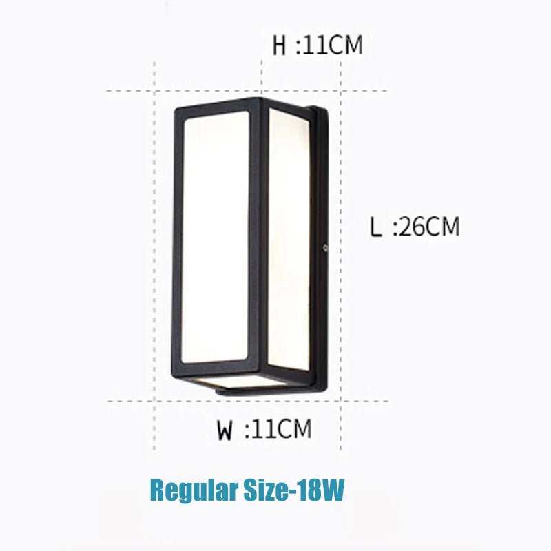 Outdoor Wall Lamp Led Wall Light With Motion Sensor - Hans Lumiere