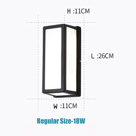 Outdoor Wall Lamp Led Wall Light With Motion Sensor - Hans Lumiere