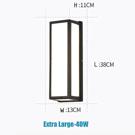 Outdoor Wall Lamp Led Wall Light With Motion Sensor - Hans Lumiere
