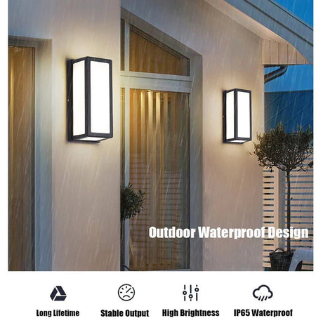 Outdoor Wall Lamp Led Wall Light With Motion Sensor - Hans Lumiere