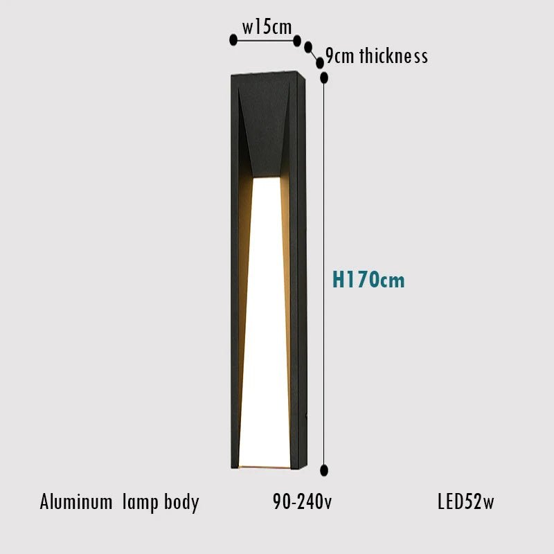 Outdoor Wall LED Lighting Fixture - Hans Lumiere