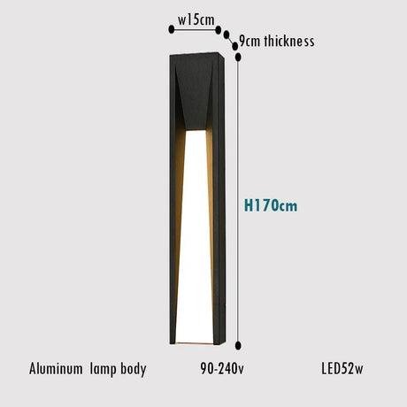 Outdoor Wall LED Lighting Fixture - Hans Lumiere