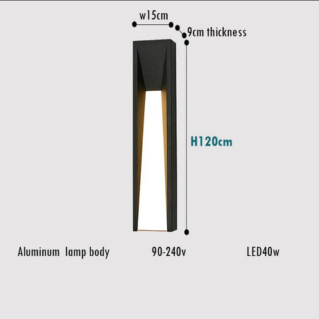 Outdoor Wall LED Lighting Fixture - Hans Lumiere