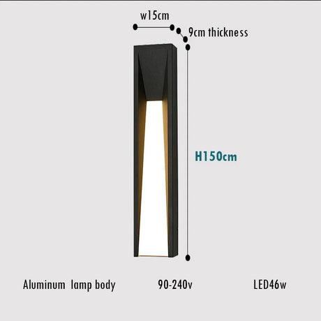 Outdoor Wall LED Lighting Fixture - Hans Lumiere