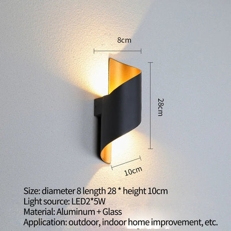Outdoor Wall Light LED Entrance Balcony House Lamp - Hans Lumiere