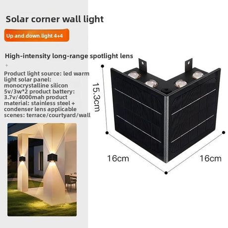 Outdoor Wall Washer Light – Stainless Steel LED for Gates & Pillars - Hans Lumiere