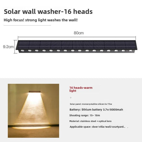 Outdoor Wall Washer Light – Stainless Steel LED for Gates & Pillars - Hans Lumiere