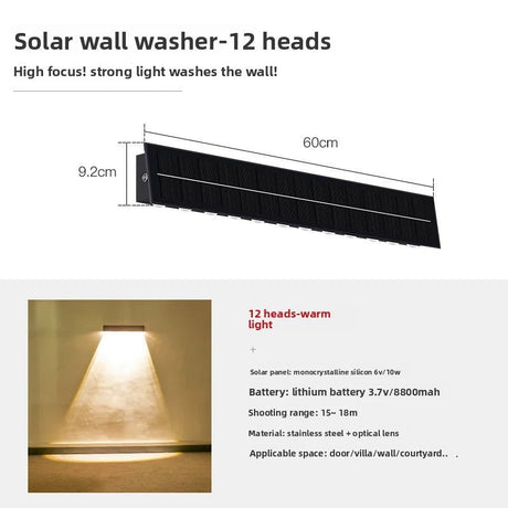 Outdoor Wall Washer Light – Stainless Steel LED for Gates & Pillars - Hans Lumiere