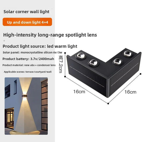 Outdoor Wall Washer Light – Stainless Steel LED for Gates & Pillars - Hans Lumiere