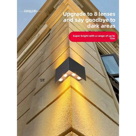 Outdoor Wall Washer Light – Stainless Steel LED for Gates & Pillars - Hans Lumiere