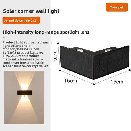 Outdoor Wall Washer Light – Stainless Steel LED for Gates & Pillars - Hans Lumiere