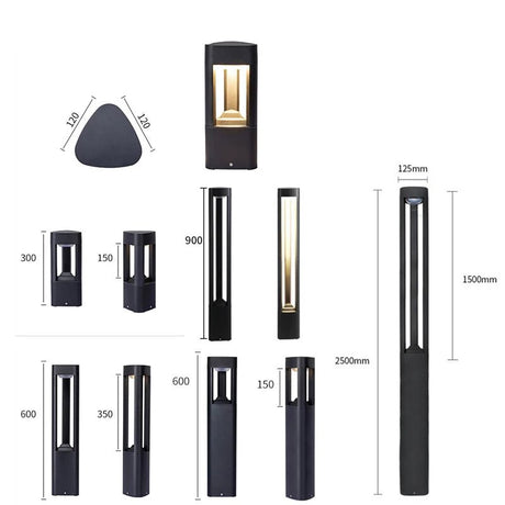 Outdoor Waterproof Bollard LED Lawn Lamp - Hans Lumiere
