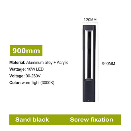 Outdoor Waterproof Bollard LED Lawn Lamp - Hans Lumiere