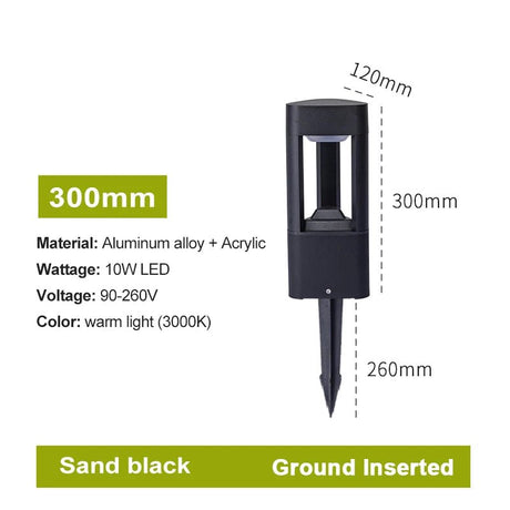 Outdoor Waterproof Bollard LED Lawn Lamp - Hans Lumiere