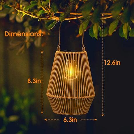 Outdoor Waterproof Hand Woven Solar Lights - Hans Lumiere