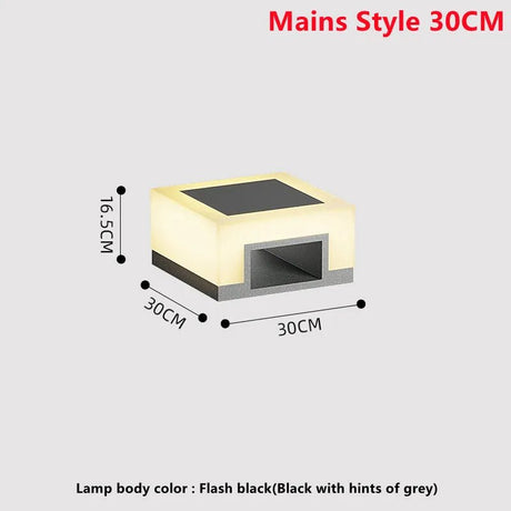 Outdoor Waterproof LED Solar Lawn Light Steet Lamp - Hans Lumiere