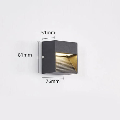 Outdoor Waterproof Wall Light With Motion Sensor - Hans Lumiere