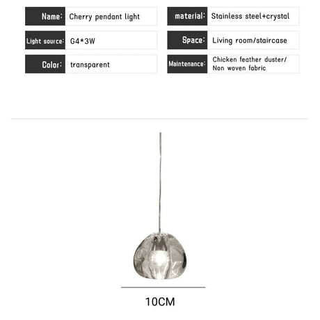 Peach Shape Multi Head Crystal LED Ceiling Chandeliers - Hans Lumiere
