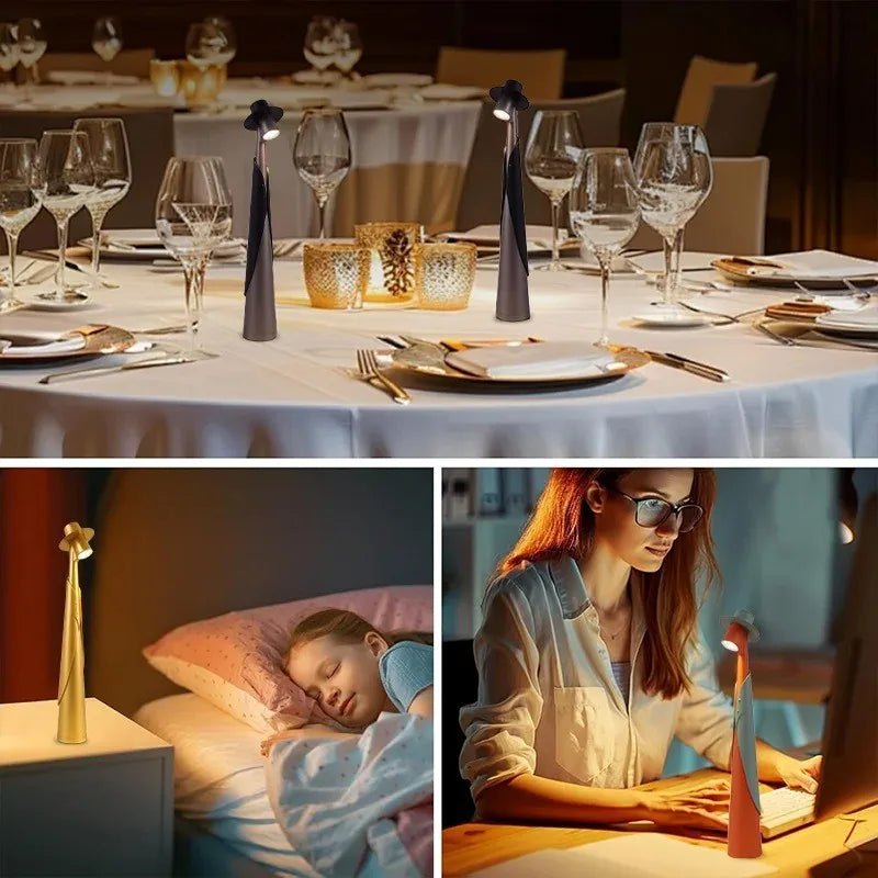 Portable Touch-Control LED Desk Lamp – Rechargeable Ambient Night Light - Hans Lumiere