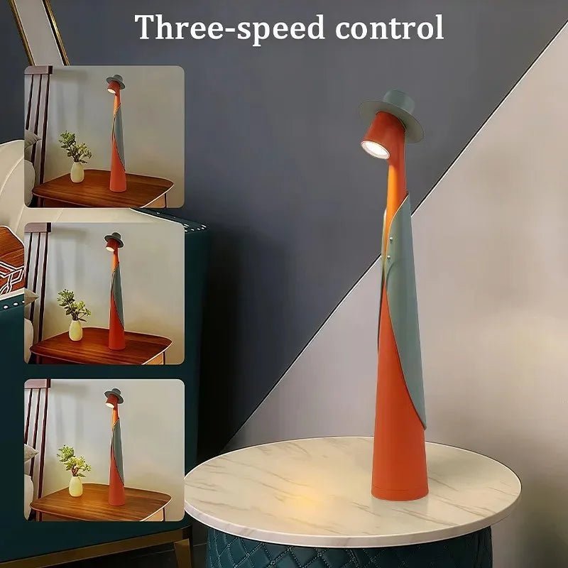 Portable Touch-Control LED Desk Lamp – Rechargeable Ambient Night Light - Hans Lumiere