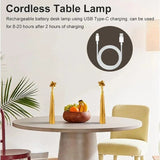 Portable Touch-Control LED Desk Lamp – Rechargeable Ambient Night Light - Hans Lumiere