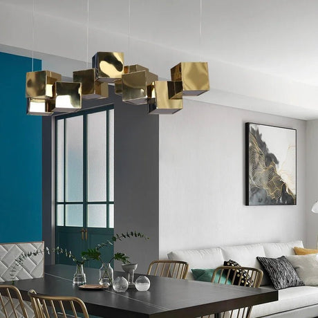 Post - Modern Magic Cube Pendant Lamp - Hans Lumiere