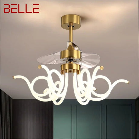 Postmodern Ceiling Fan LED Light With Remote Control - Hans Lumiere