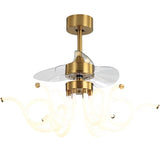 Postmodern Ceiling Fan LED Light With Remote Control - Hans Lumiere