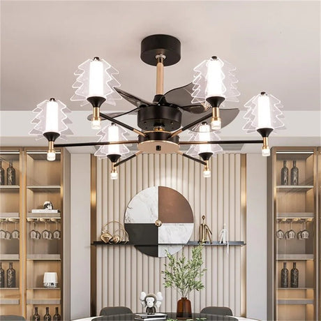 Postmodern Ceiling Fan with Lights And Remote Control - Hans Lumiere