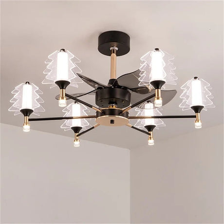 Postmodern Ceiling Fan with Lights And Remote Control - Hans Lumiere