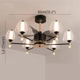 Postmodern Ceiling Fan with Lights And Remote Control - Hans Lumiere
