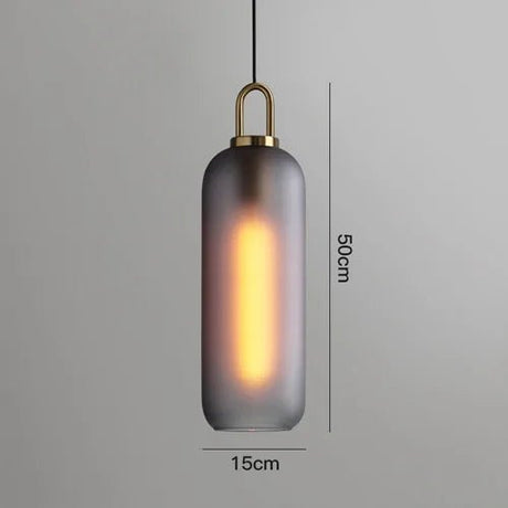 Postmodern Glass Ball Pendant Light – Single Hanging Lamp for Bar & Bedside - Hans Lumiere