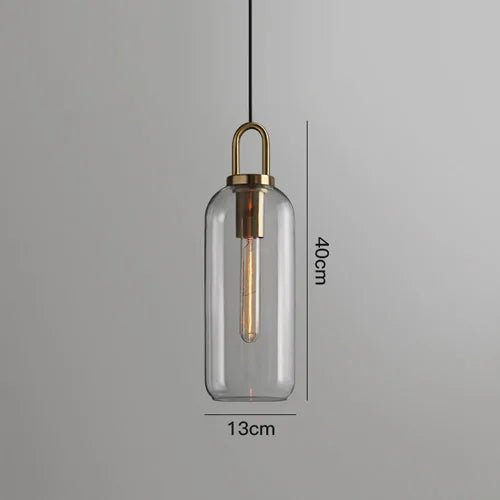 Postmodern Glass Ball Pendant Light – Single Hanging Lamp for Bar & Bedside - Hans Lumiere